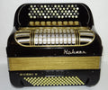 Hohner Riviera III Lightweight 5 Rows Button Accordion C Griff made in Germany, with New Straps