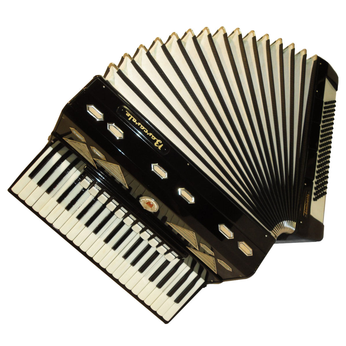 Barcarole Dominante, 120 Bass, 14 Registers, Case, German Piano Accordion, 710, Very Rare Keyboard Accordian For Sale