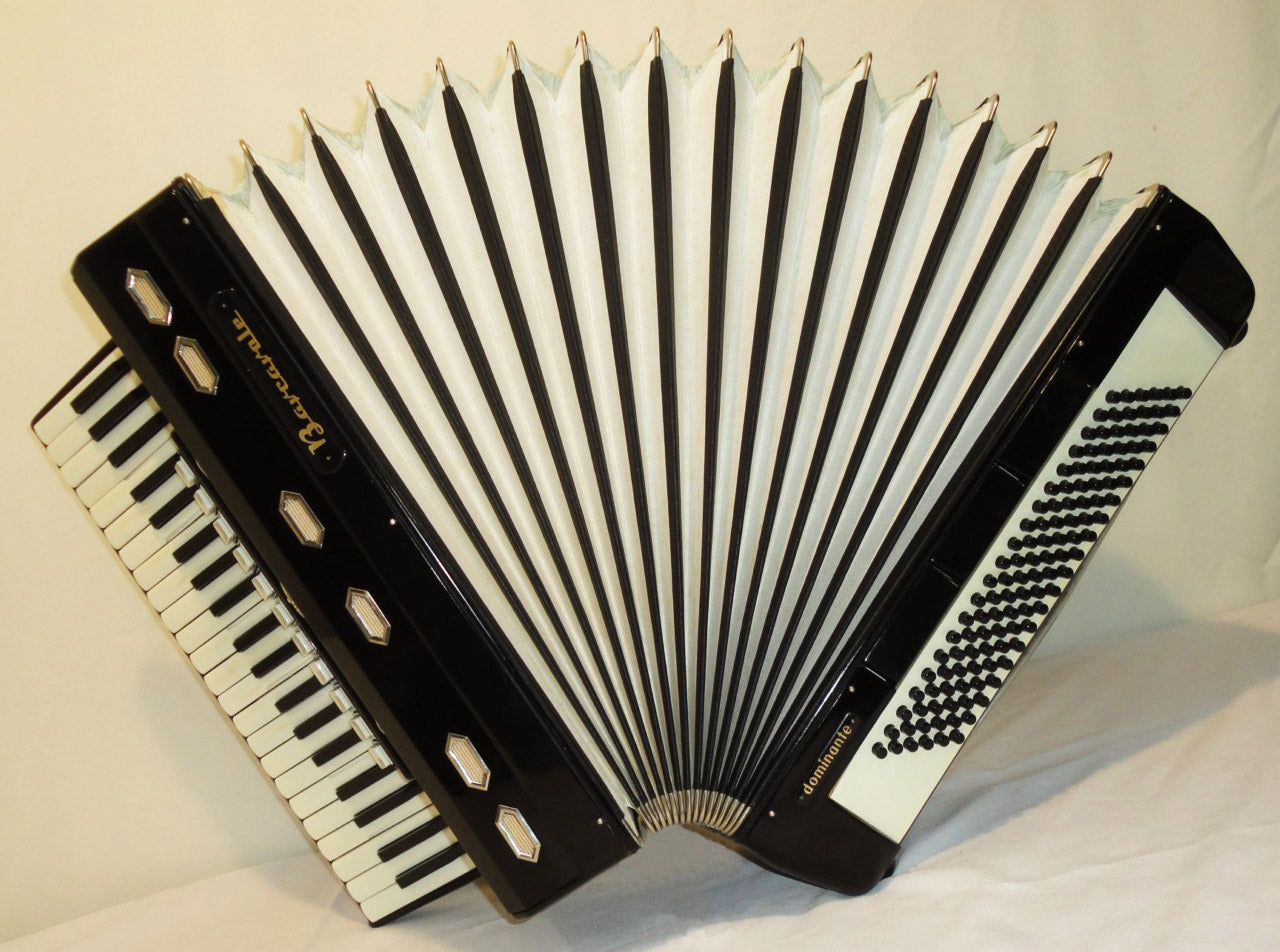 Barcarole Dominante, 120 Bass, 14 Registers, Case, German Piano Accordion, 710, Very Rare Keyboard Accordian For Sale