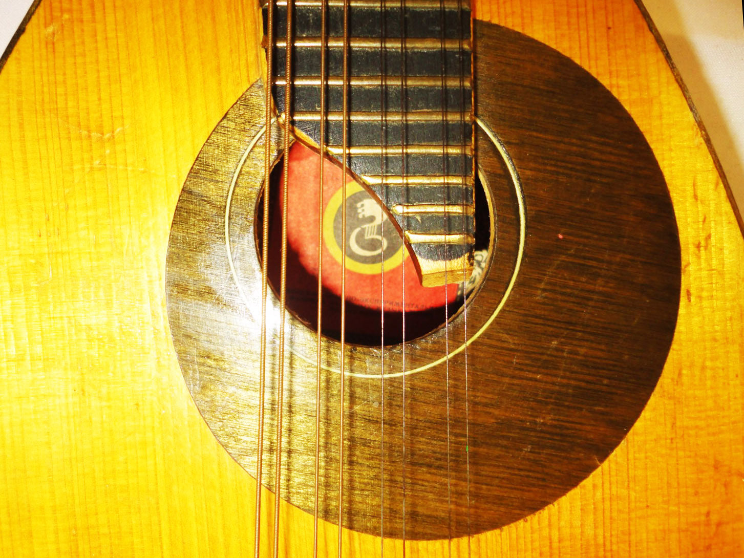 Vintage Mandolin 8 Strings Folk String Musical Instrument