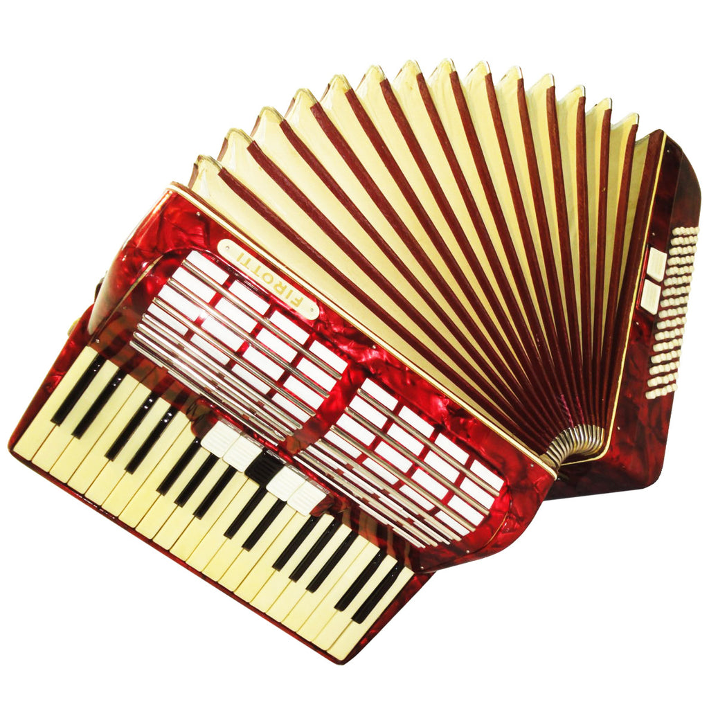Firotti Accordion, 80 Bass, made in Germany, Beautiful Keyboard Accordian, 811, Excellent Used Accordion For Sale