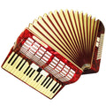 Firotti Accordion, 80 Bass, made in Germany, Beautiful Keyboard Accordian, 811, Excellent Used Accordion For Sale