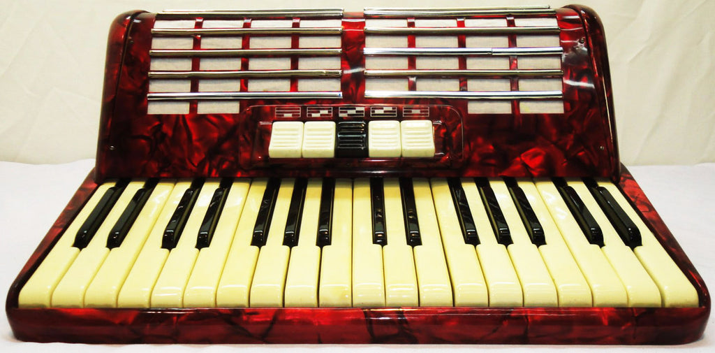 Firotti Accordion, 80 Bass, made in Germany, Beautiful Keyboard Accordian, 811, Excellent Used Accordion For Sale