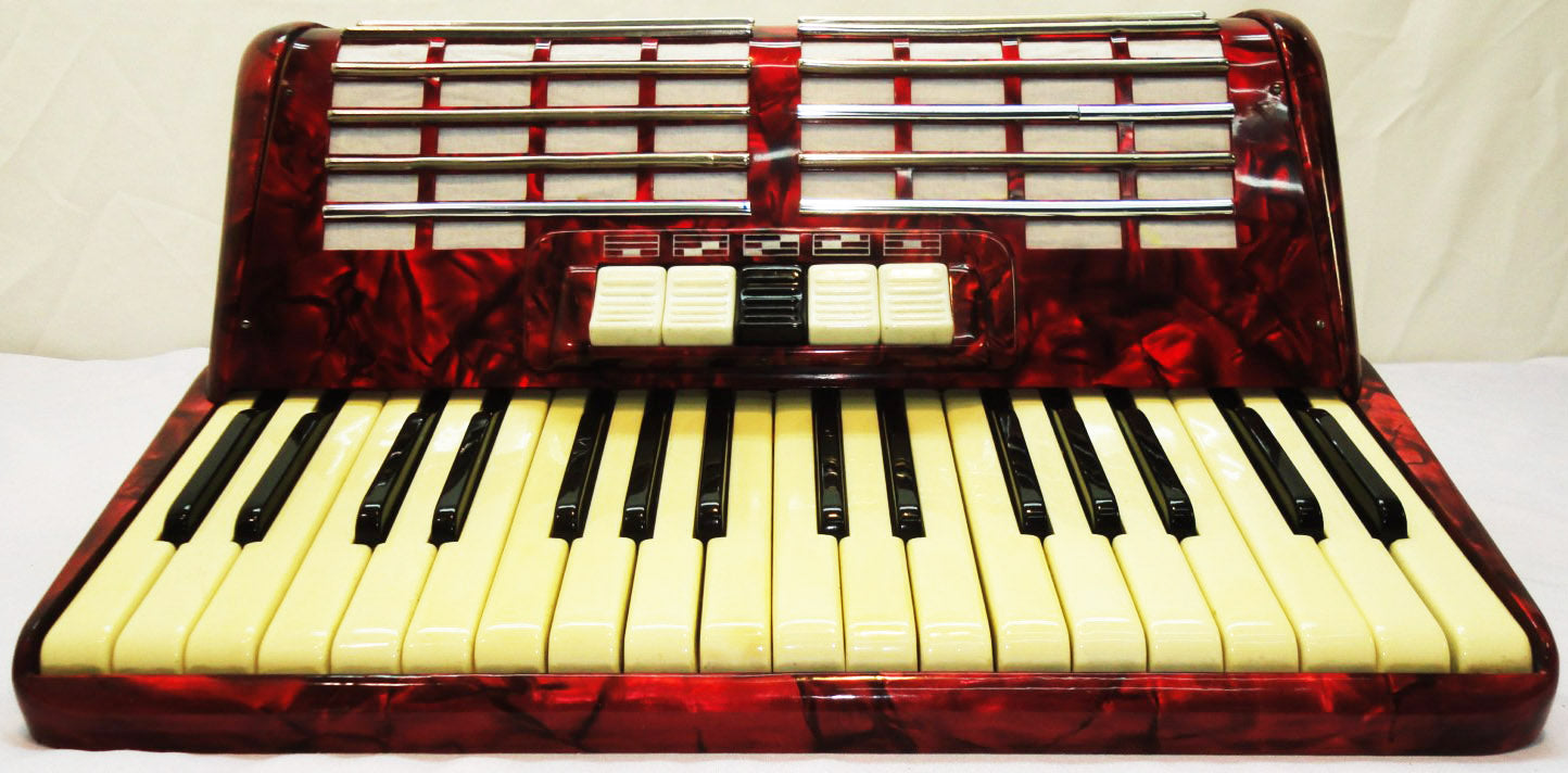 Firotti Accordion, 80 Bass, made in Germany, Beautiful Keyboard Accordian, 811, Excellent Used Accordion For Sale
