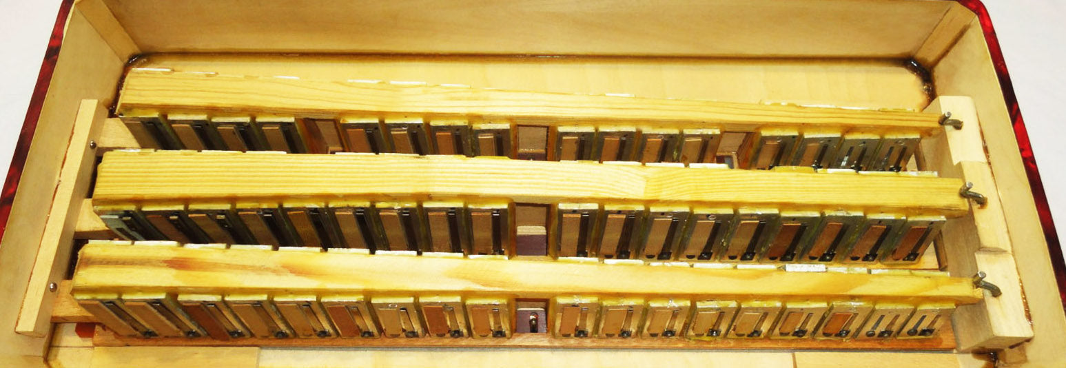 Firotti Accordion, 80 Bass, made in Germany, Beautiful Keyboard Accordian, 811, Excellent Used Accordion For Sale