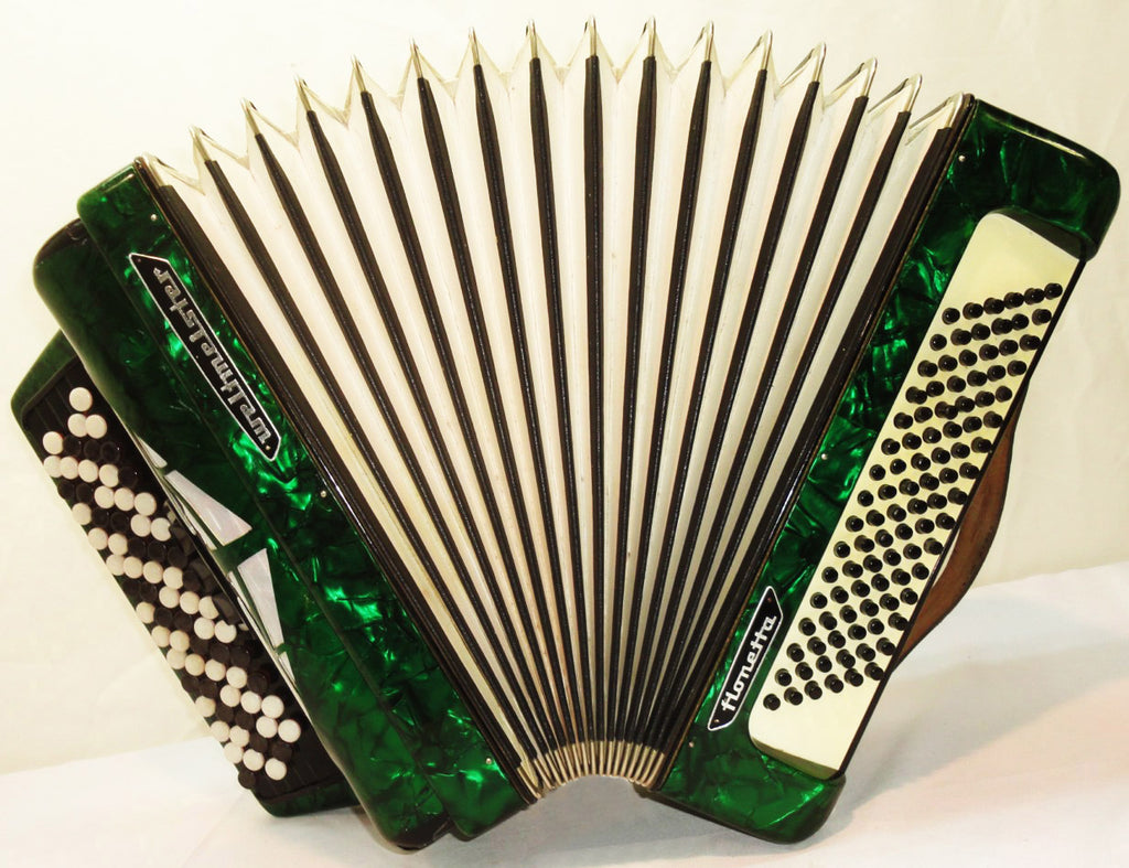 5 Row Weltmeister Fionetta 96 Bass Lightweight German Button Accordion Bayan 850,  Perfect Musical Instrument For Beginners / Children