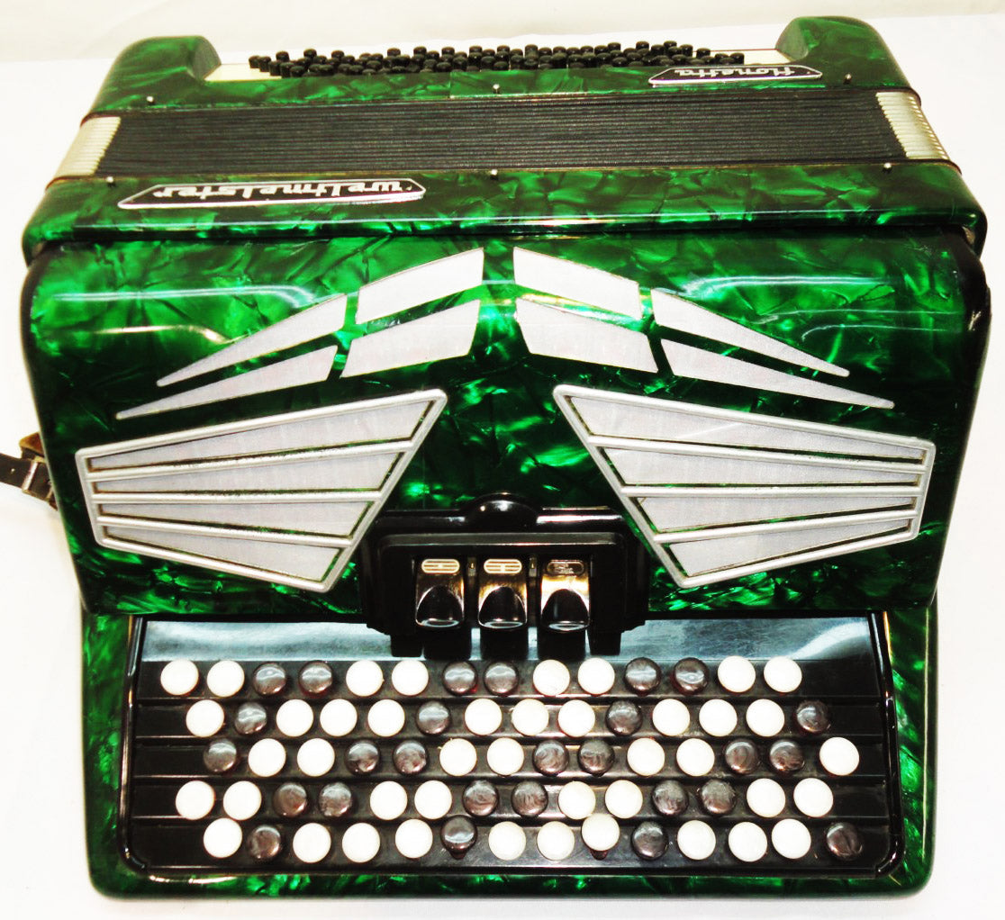 5 Row Weltmeister Fionetta 96 Bass Lightweight German Button Accordion Bayan 850,  Perfect Musical Instrument For Beginners / Children