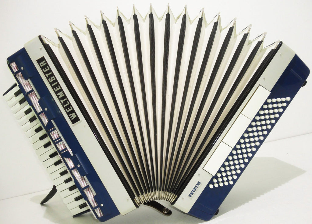 Close to New, Weltmeister Cordal, 80 Bass, German Piano Accordion + Case, 919, Amazing and Very Beautiful Sound