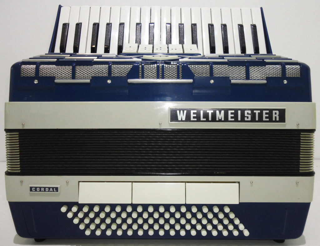 Close to New, Weltmeister Cordal, 80 Bass, German Piano Accordion + Case, 919, Amazing and Very Beautiful Sound