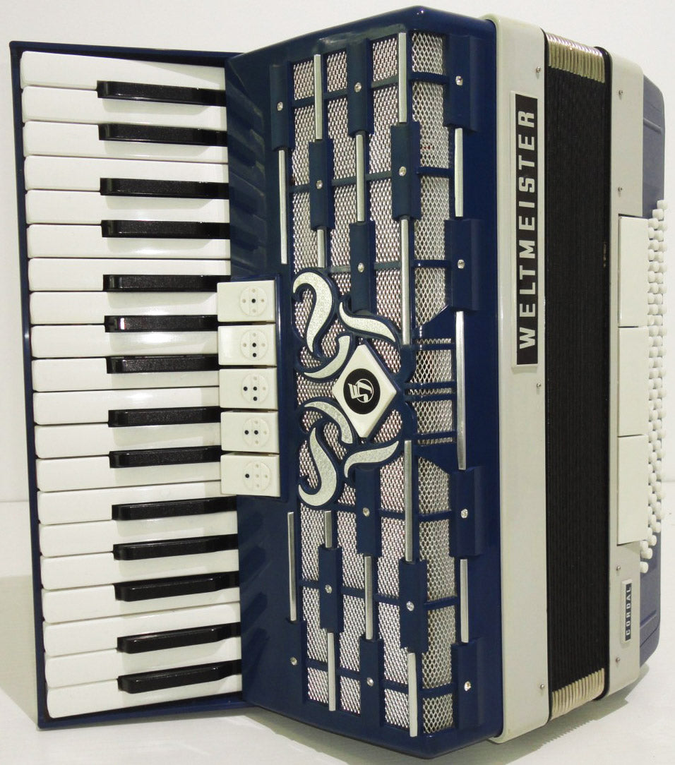Close to New, Weltmeister Cordal, 80 Bass, German Piano Accordion + Case, 919, Amazing and Very Beautiful Sound