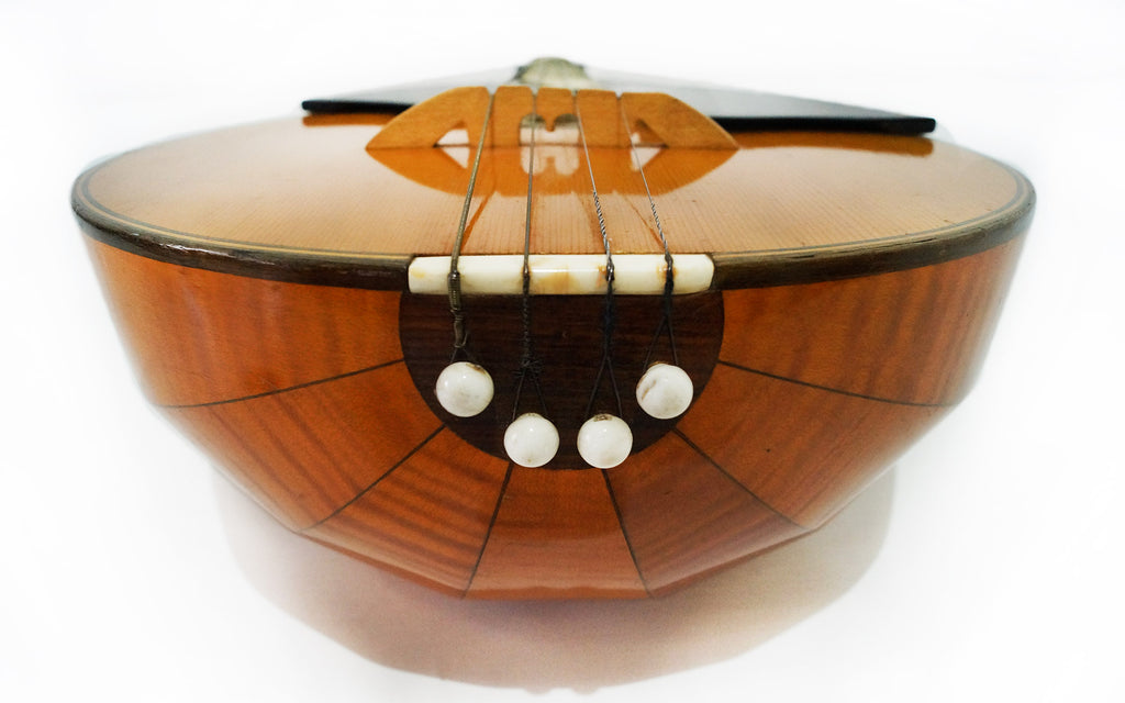 Professional Domra, 4 Strings, 24 Frets, Natural Wood, High Quality Original Musical Instrument, Amazing Sound!