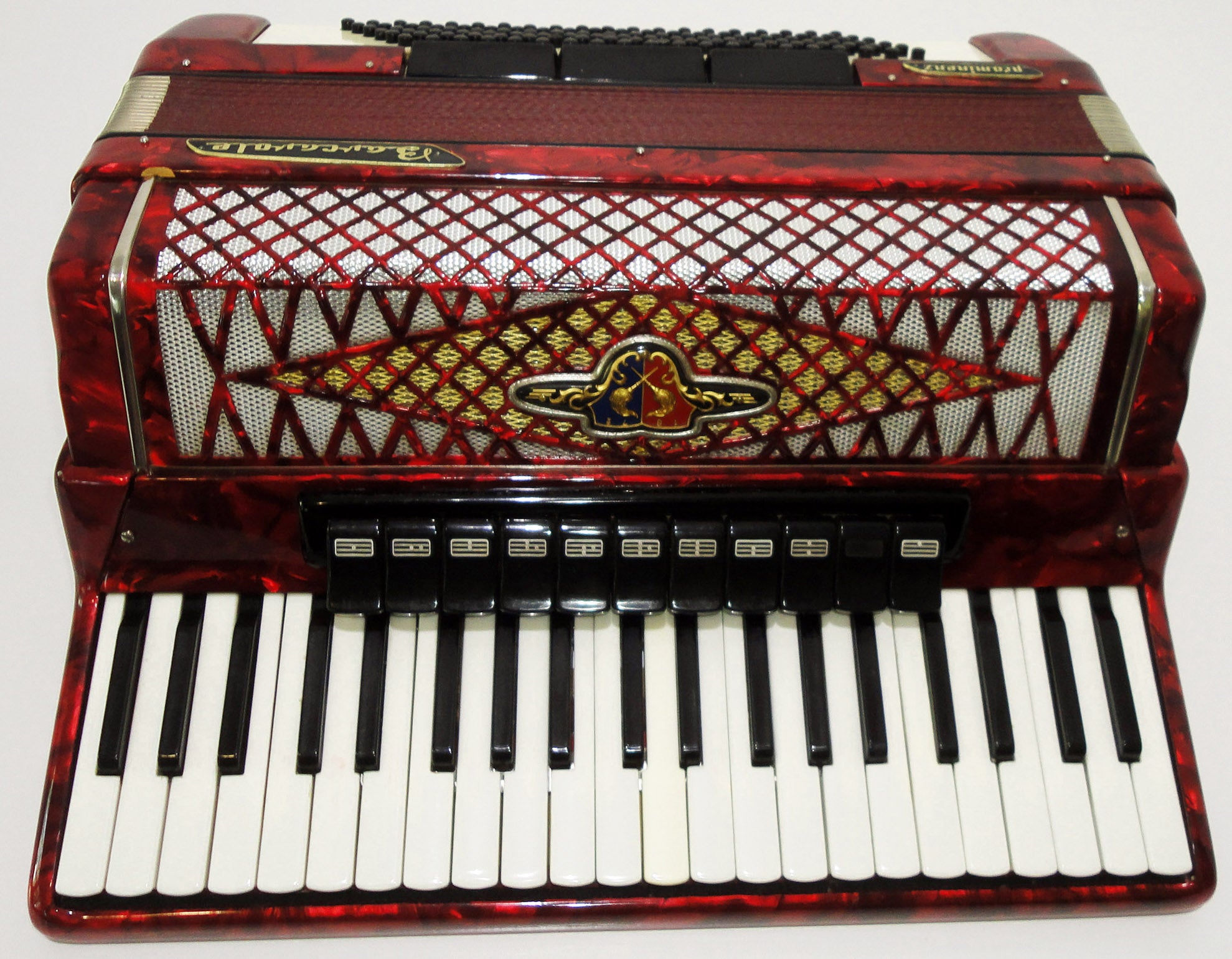 Barcarole Prominenz, Concert Piano Accordion, 120 Bass, made in Germany, 1116, Amazing sound, High Quality Accordian, New Straps