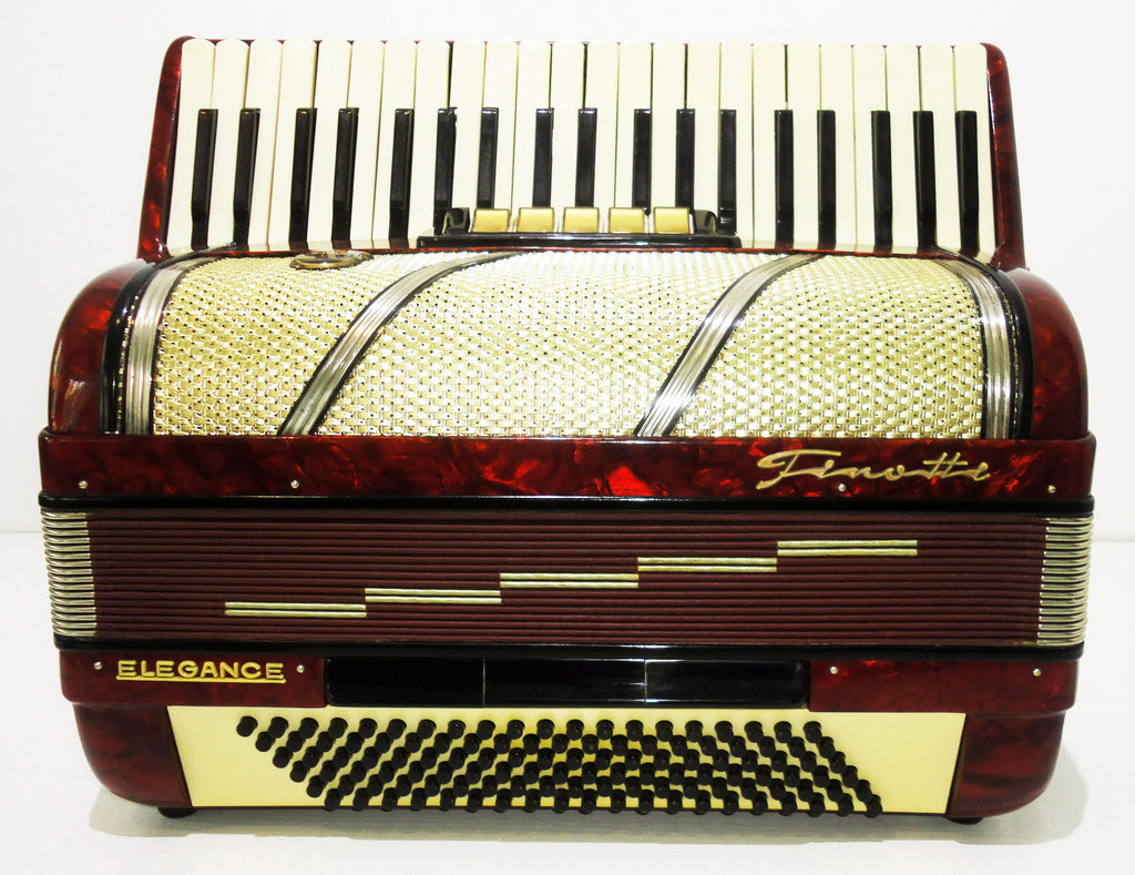 Firotti Elegance 120 Bass, made in Germany, sehr schönes Piano-Akkordeon, 1119, wunderbarer Klang