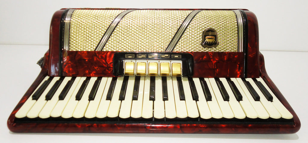 Firotti Elegance 120 Bass, made in Germany, sehr schönes Piano-Akkordeon, 1119, wunderbarer Klang