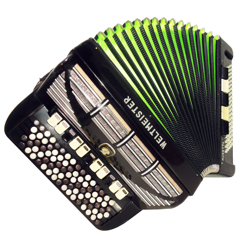 5 Row Weltmeister Musetta, German Button Accordion, Bayan, 120 Bass, Straps 1098, Great Concert, Chromatic Musical Instrument