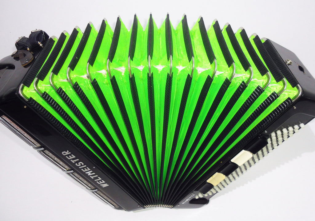 5 Row Weltmeister Musetta, German Button Accordion, Bayan, 120 Bass, Straps 1098, Great Concert, Chromatic Musical Instrument