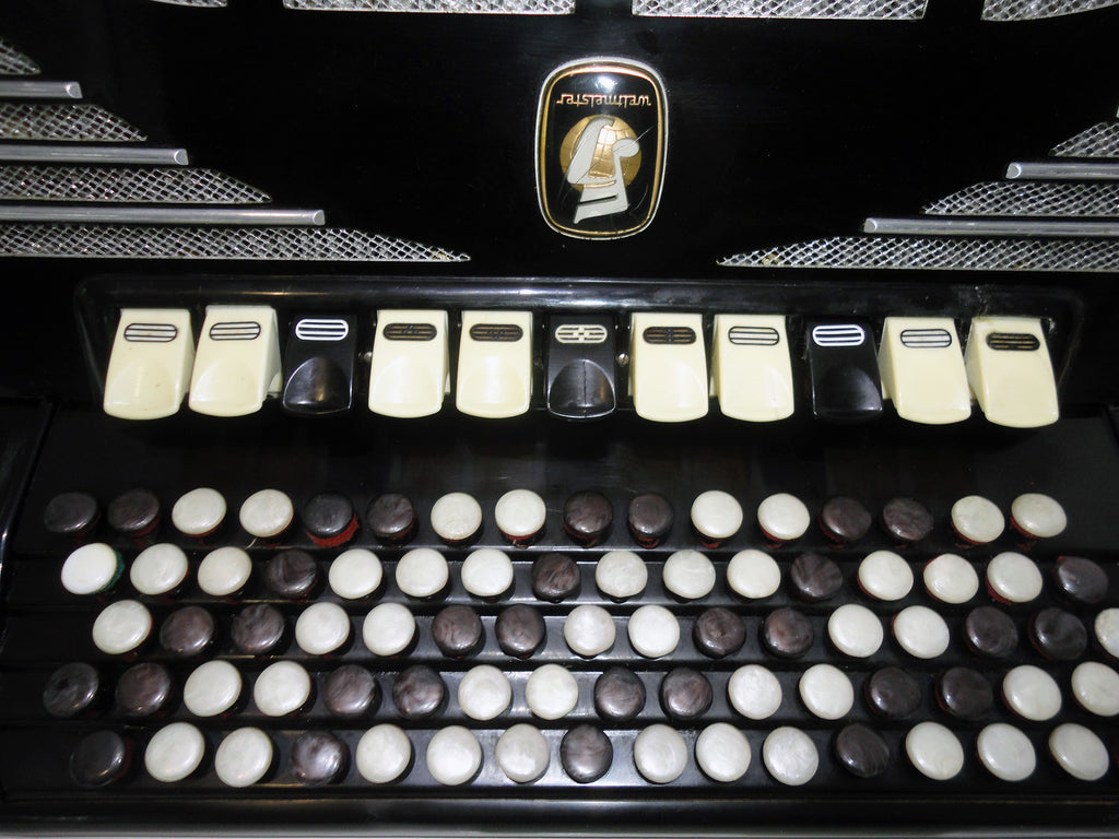 5 Row Weltmeister Musetta, German Button Accordion, Bayan, 120 Bass, Straps 1098, Great Concert, Chromatic Musical Instrument