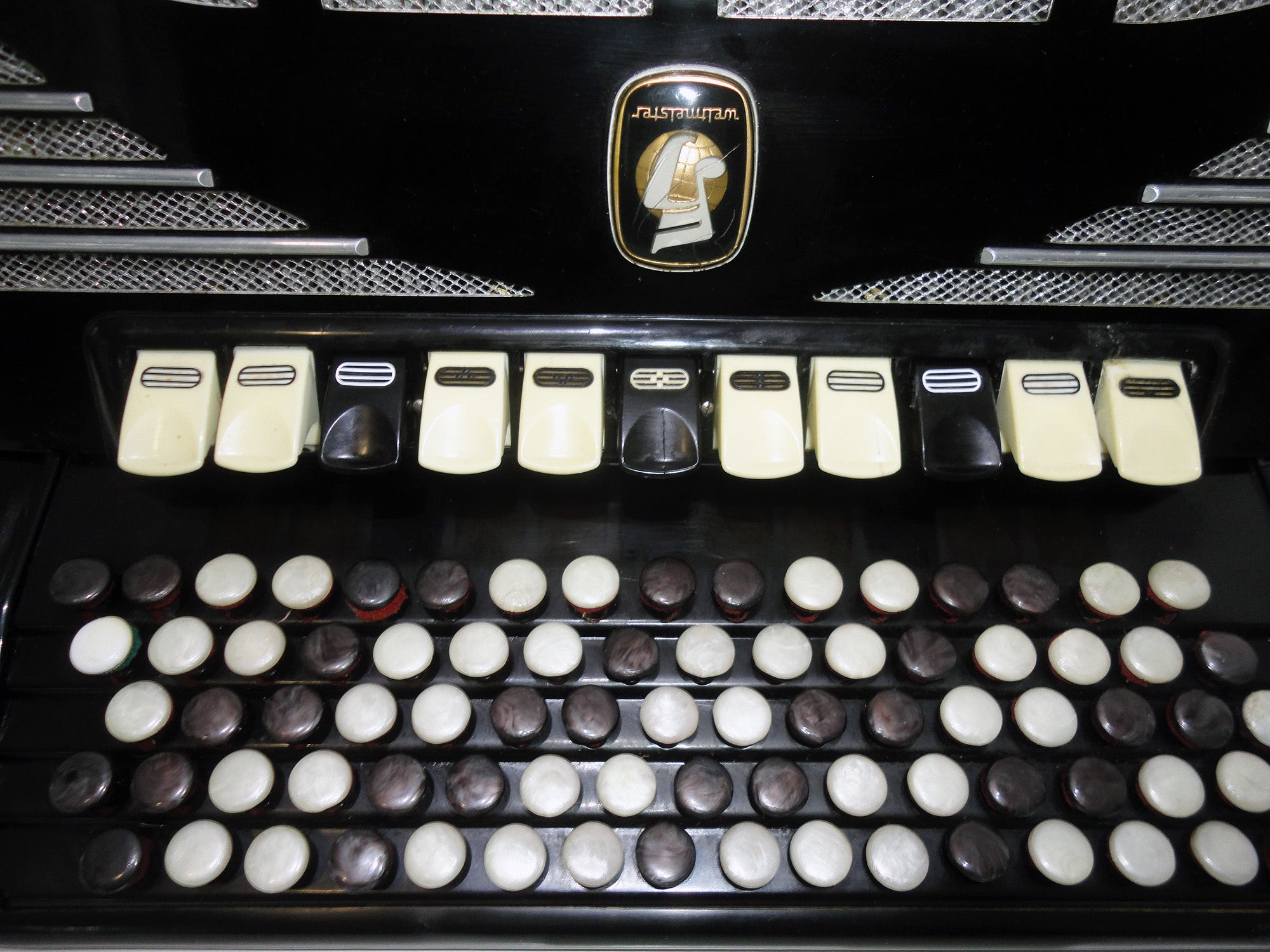 5 Row Weltmeister Musetta, German Button Accordion, Bayan, 120 Bass, Straps 1098, Great Concert, Chromatic Musical Instrument