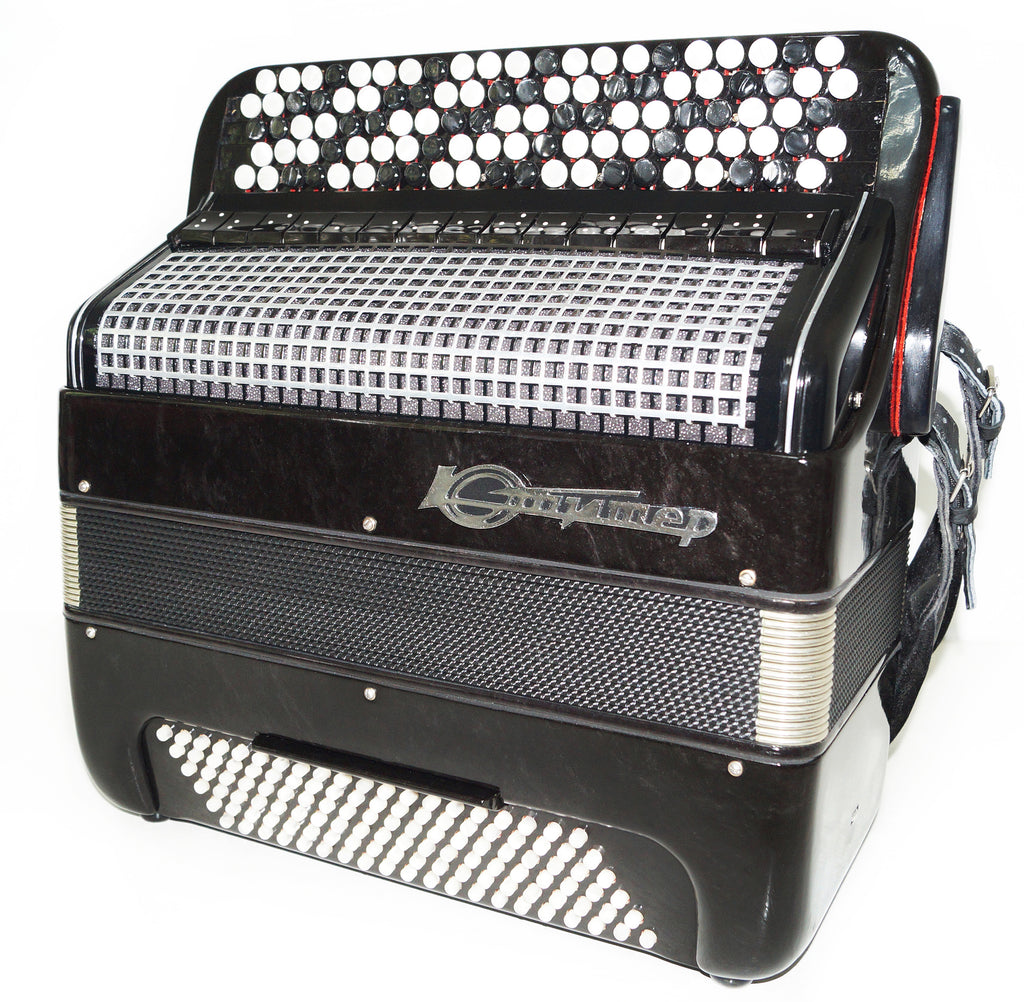 Bayan Jupiter Lux Russian Button Accordion Double Cassotto Converter Баян Юпитер 1469, The Best Professional Bayan!