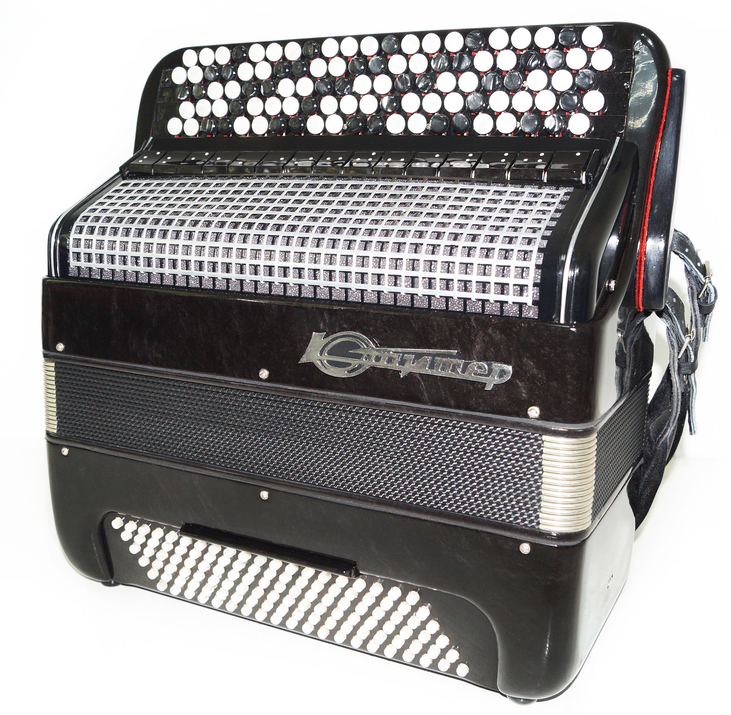 Bayan Jupiter Lux Russian Button Accordion Double Cassotto Converter Баян Юпитер 1469, The Best Professional Bayan!