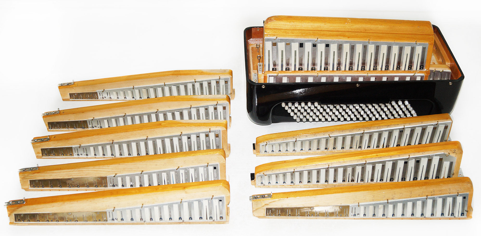Bayan Jupiter Lux Russian Button Accordion Double Cassotto Converter Баян Юпитер 1469, The Best Professional Bayan!