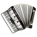 Weltmeister Amigo 120 Bass Made in Germany Piano Akkordeon, neue Riemen Koffer 1561, erstaunliches Original-Akkordeon, exzellenter Klang