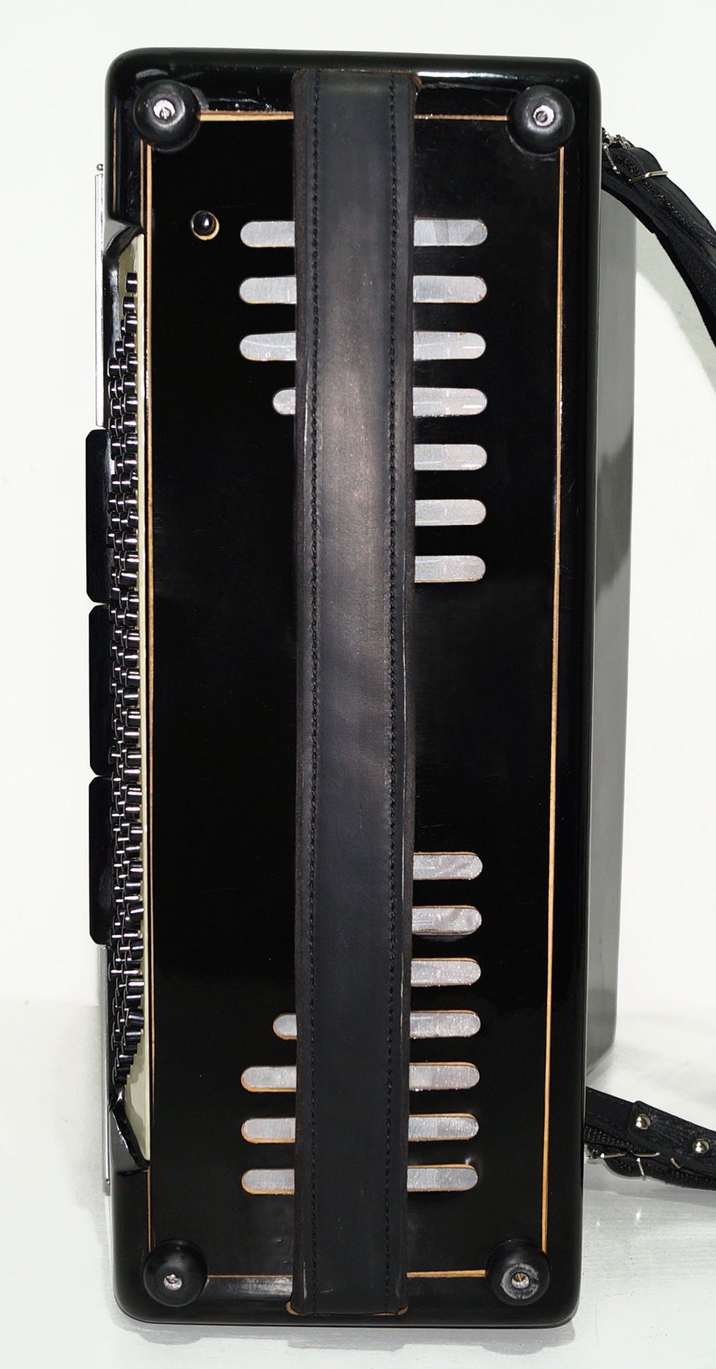 Weltmeister Amigo 120 Bass Made in Germany Piano Akkordeon, neue Riemen Koffer 1561, erstaunliches Original-Akkordeon, exzellenter Klang