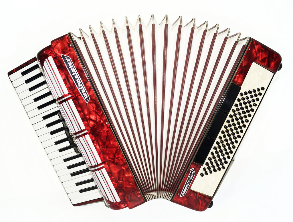 Weltmeister Seperato Standard, made in Germany, 96 Bass Piano Accordion, 1620, New Straps, Excellent High Quality sound!