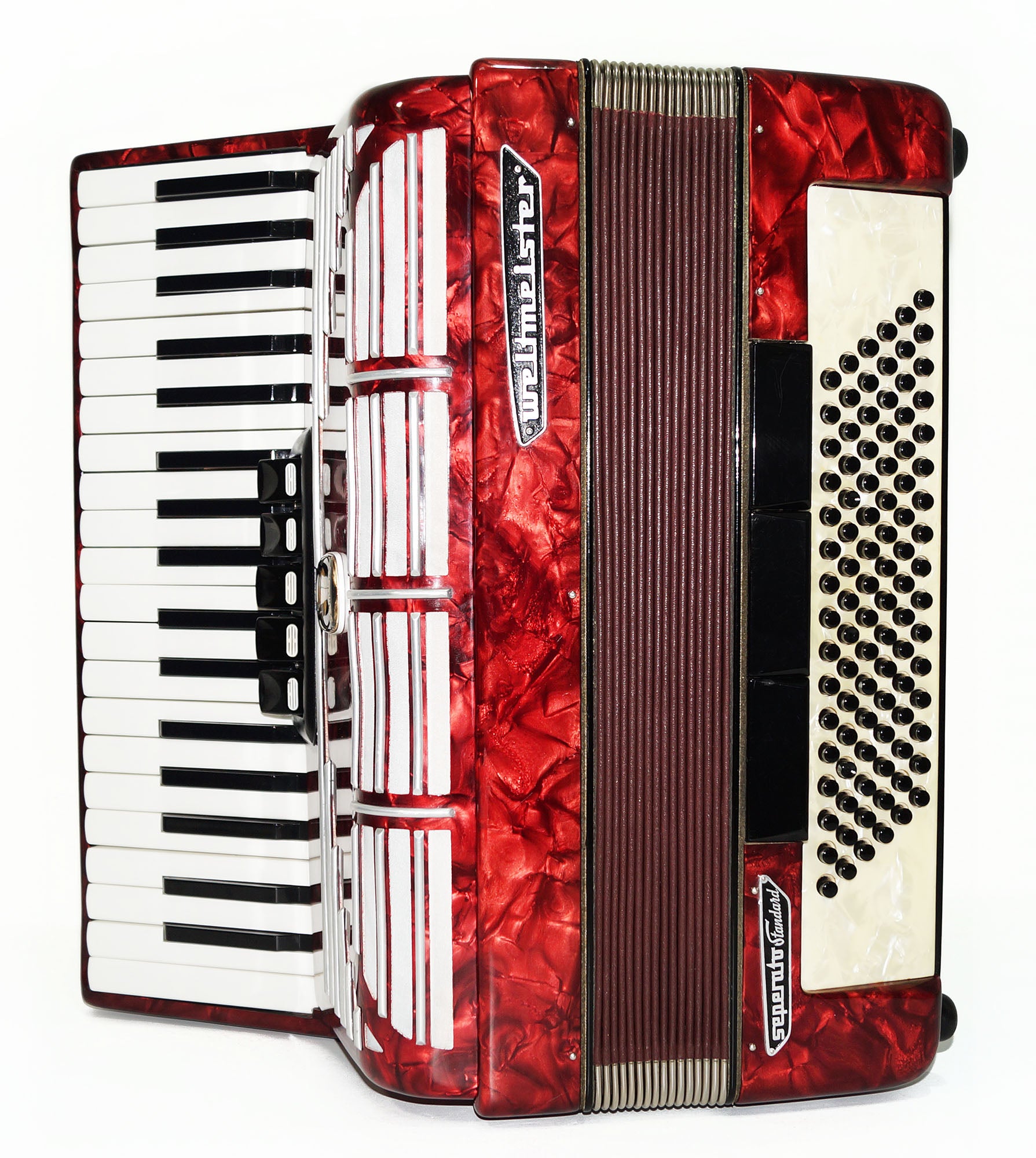 Weltmeister Seperato Standard, made in Germany, 96 Bass Piano Accordion, 1620, New Straps, Excellent High Quality sound!