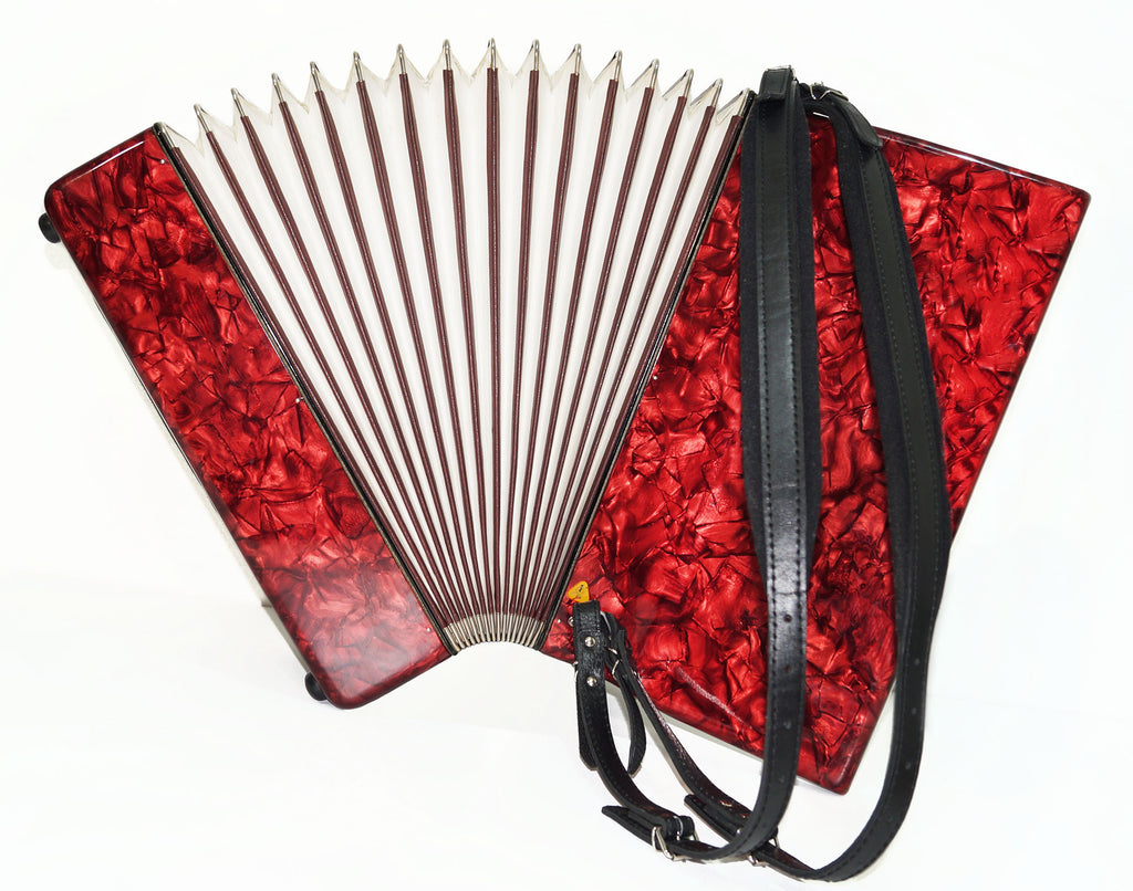 Weltmeister Seperato Standard, made in Germany, 96 Bass Piano Accordion, 1620, New Straps, Excellent High Quality sound!