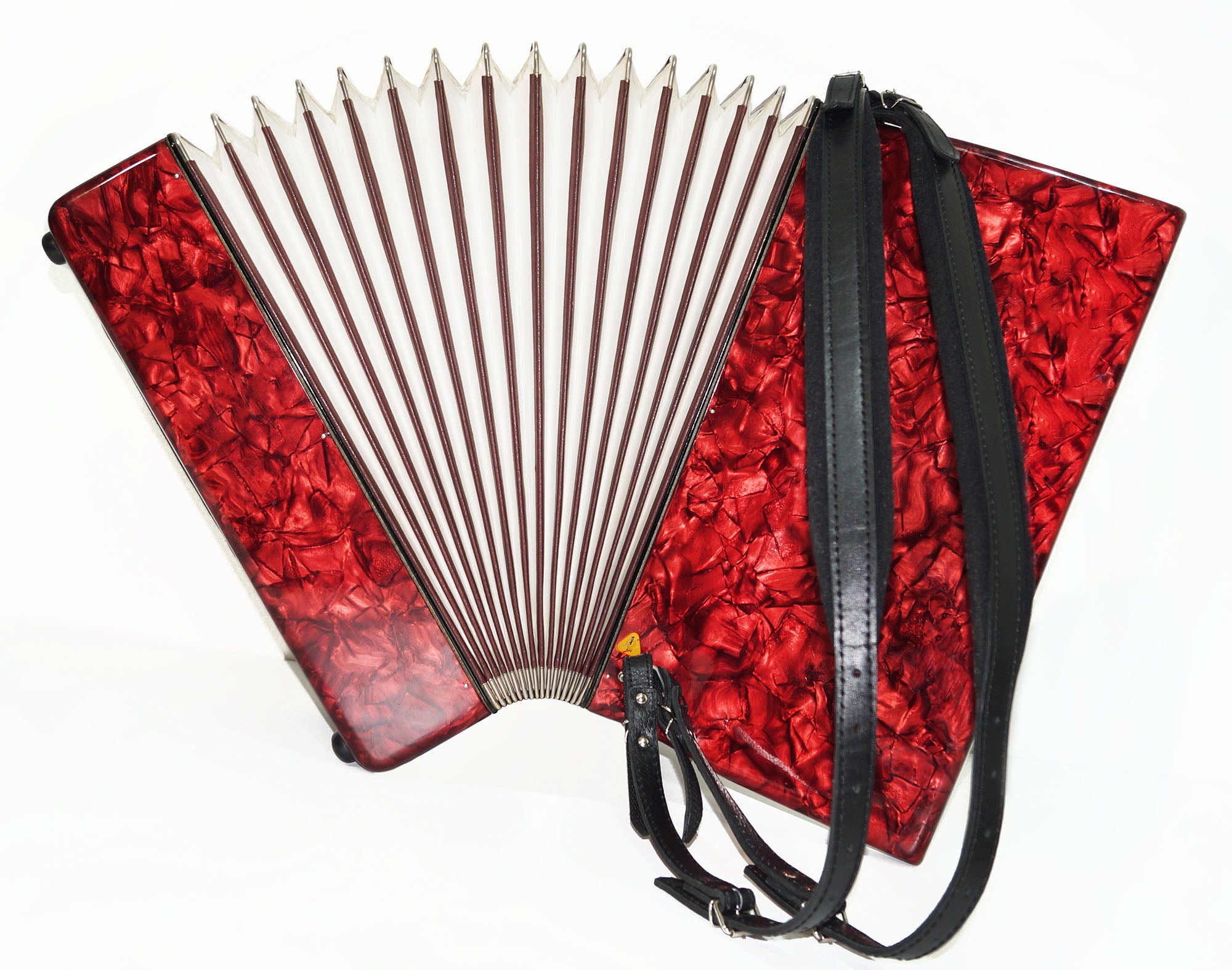Weltmeister Seperato Standard, made in Germany, 96 Bass Piano Accordion, 1620, New Straps, Excellent High Quality sound!