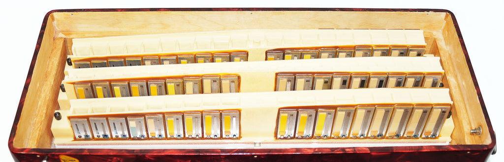 Weltmeister Seperato Standard, made in Germany, 96 Bass Piano Accordion, 1620, New Straps, Excellent High Quality sound!