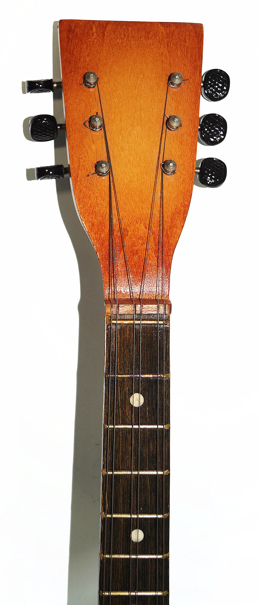 Folk Vintage Original Balalaika 6 Strings Natural Wood, Old Musical Instrument 2071 Wonderful Sound!