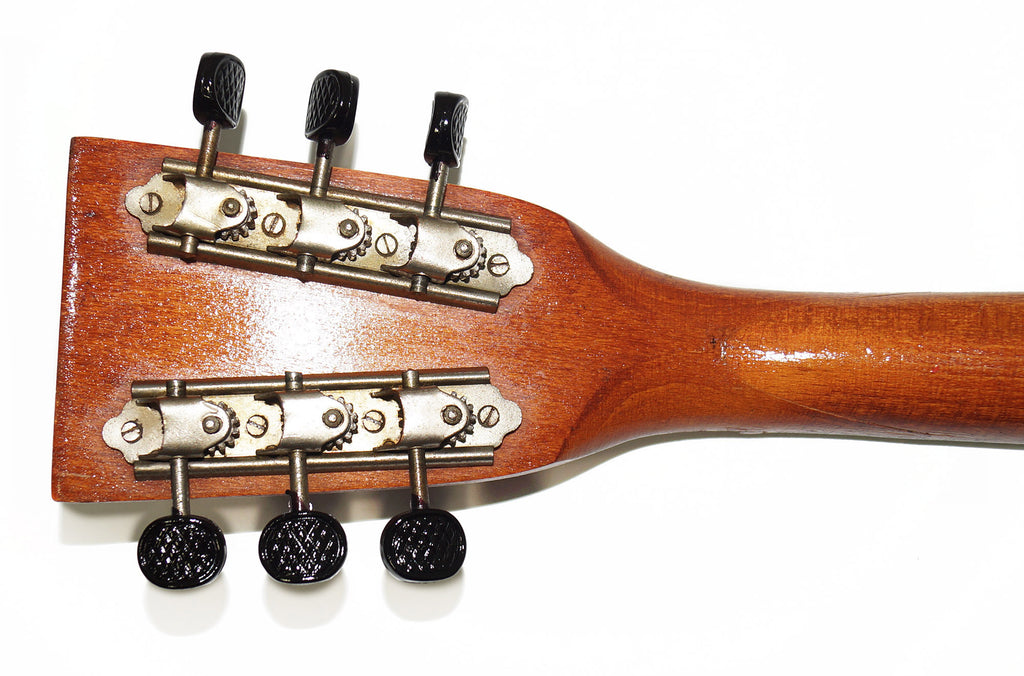 Folk Vintage Original Balalaika 6 Strings Natural Wood, Old Musical Instrument 2071 Wonderful Sound!