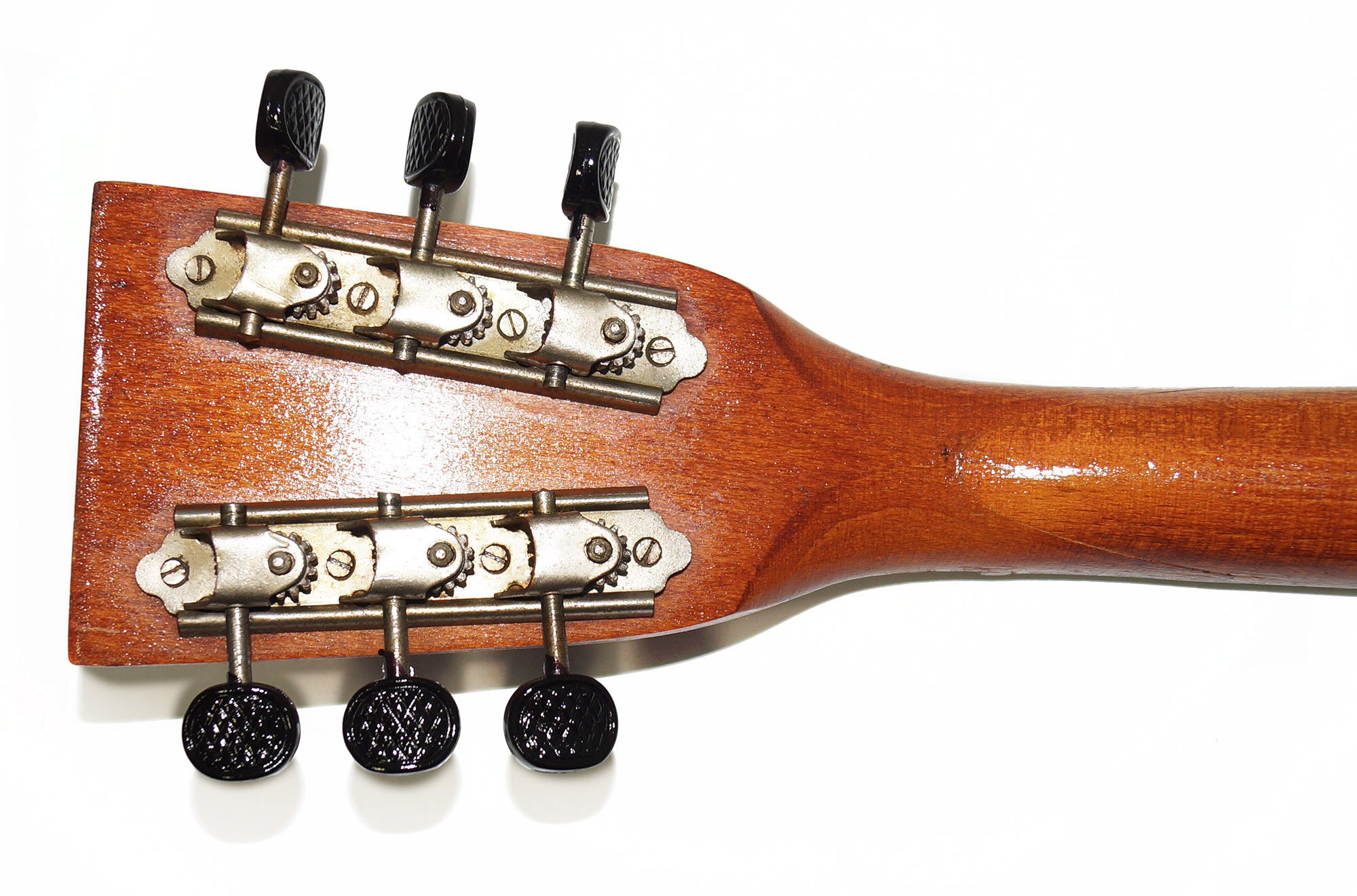 Folk Vintage Original Balalaika 6 Strings Natural Wood, Old Musical Instrument 2071 Wonderful Sound!