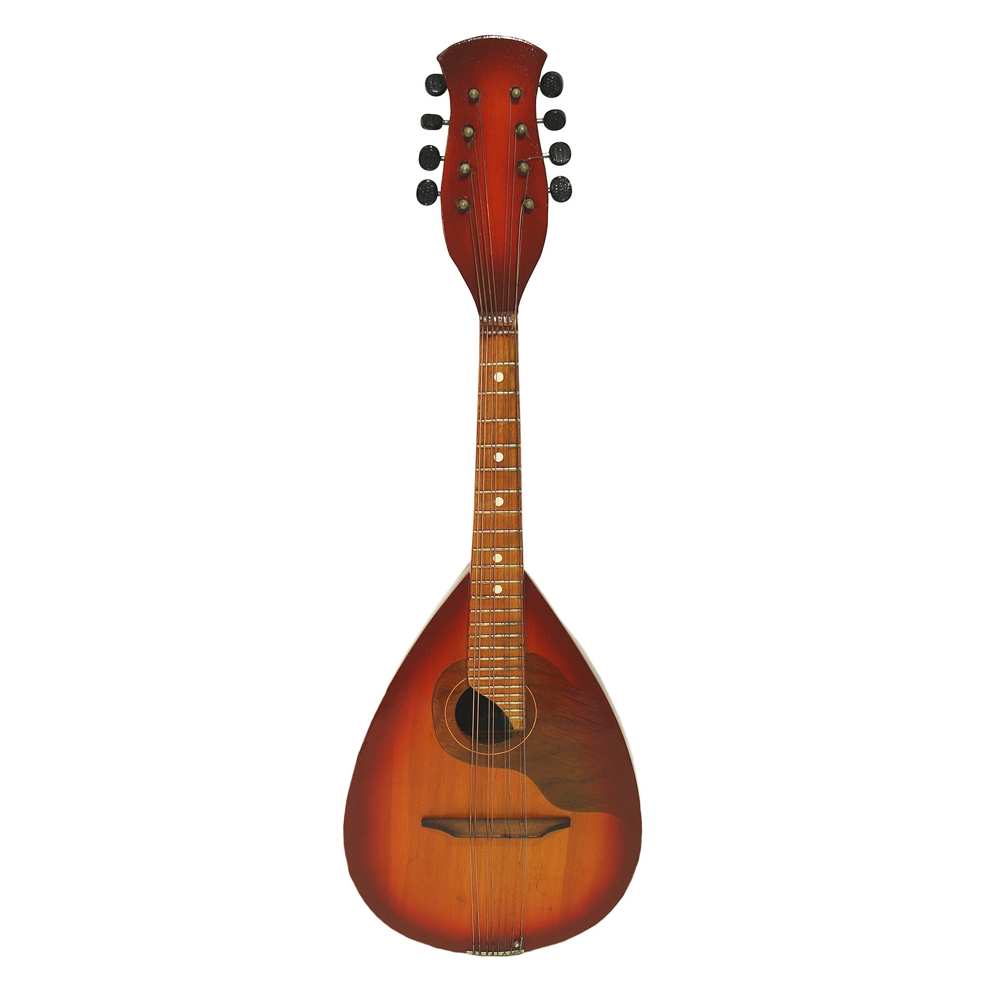 Rare Vintage Mandolin 8 Strings Folk Musical Instrument 2072