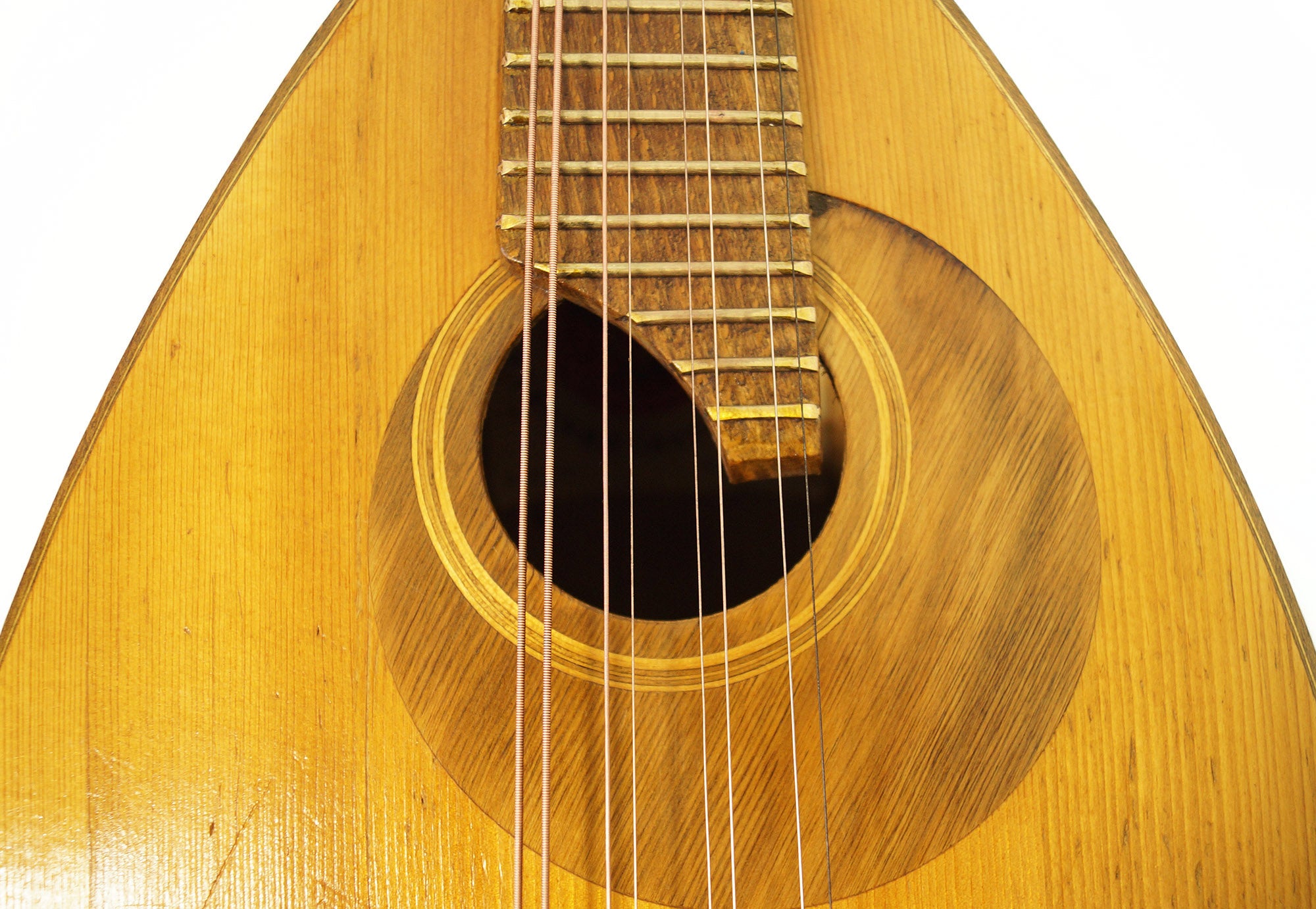 Original Vintage Mandolin 8 Strings Folk String Musical Instrument 2073