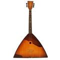 Alte Volks-Balalaika 6 Saiten Naturholz, luxuriöses Vintage-Musikinstrument 2075 satter Klang!