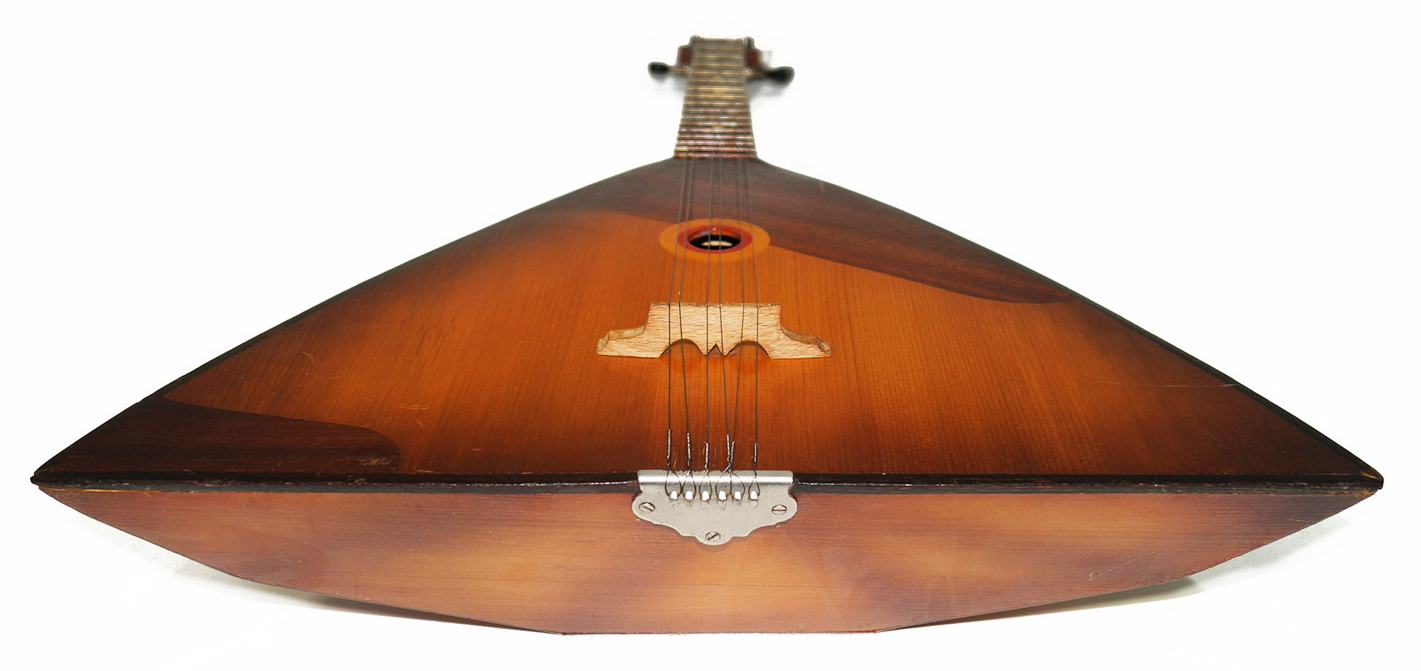 Old Folk Balalaika 6 Strings Natural Wood, Luxury Vintage Musical Instrument 2075 Rich Sound!