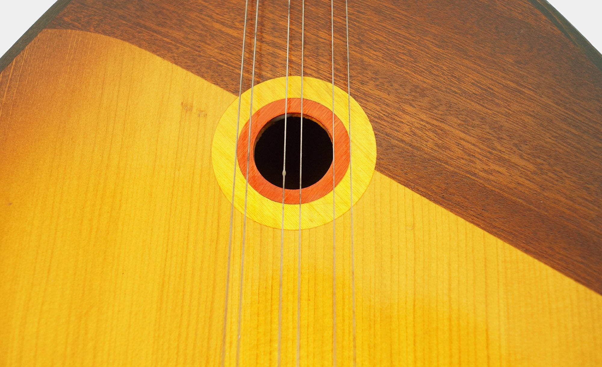 Old Folk Balalaika 6 Strings Natural Wood, Luxury Vintage Musical Instrument 2075 Rich Sound!