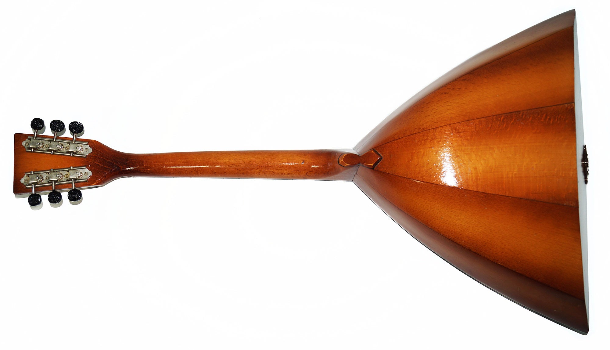 Old Folk Balalaika 6 Strings Natural Wood, Luxury Vintage Musical Instrument 2075 Rich Sound!