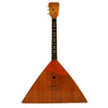 Folk Musical Instrument Old Original Balalaika 3 Strings Natural Wood 2076 Beautiful Sound!
