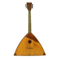 Vintage Antique Balalaika, 6 Strings, Natural Wood, Luxury Folk Musical Instrument 2077