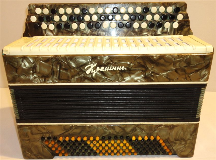 Kreminne / Кремінне, 120 Bass, Ukrainian Button Accordion Bayan, 53