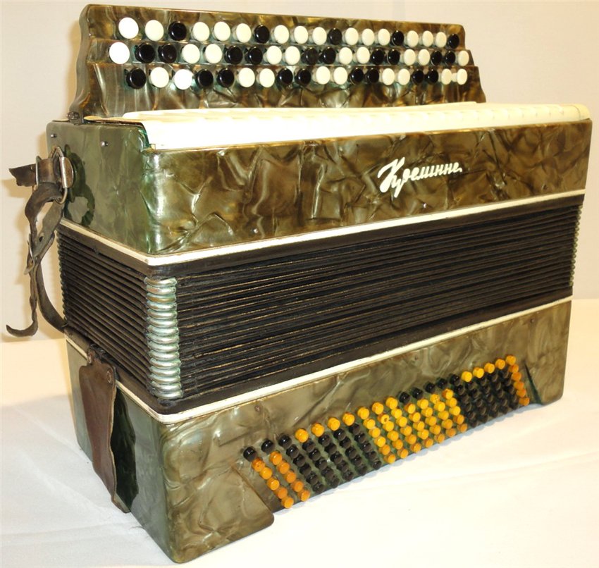 Kreminne / Кремінне, 120 Bass, Ukrainian Button Accordion Bayan, 53