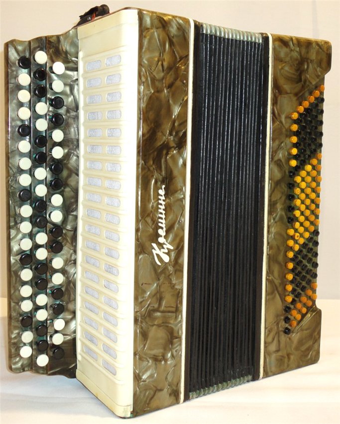 Kreminne / Кремінне, 120 Bass, Ukrainian Button Accordion Bayan, 53