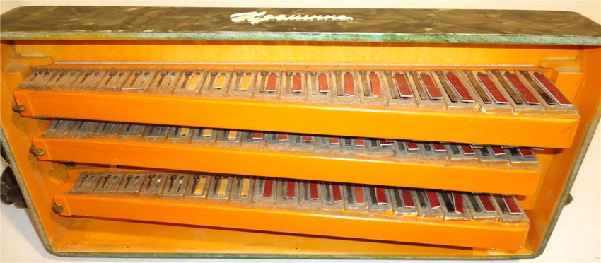 Kreminne / Кремінне, 120 Bass, Ukrainian Button Accordion Bayan, 53