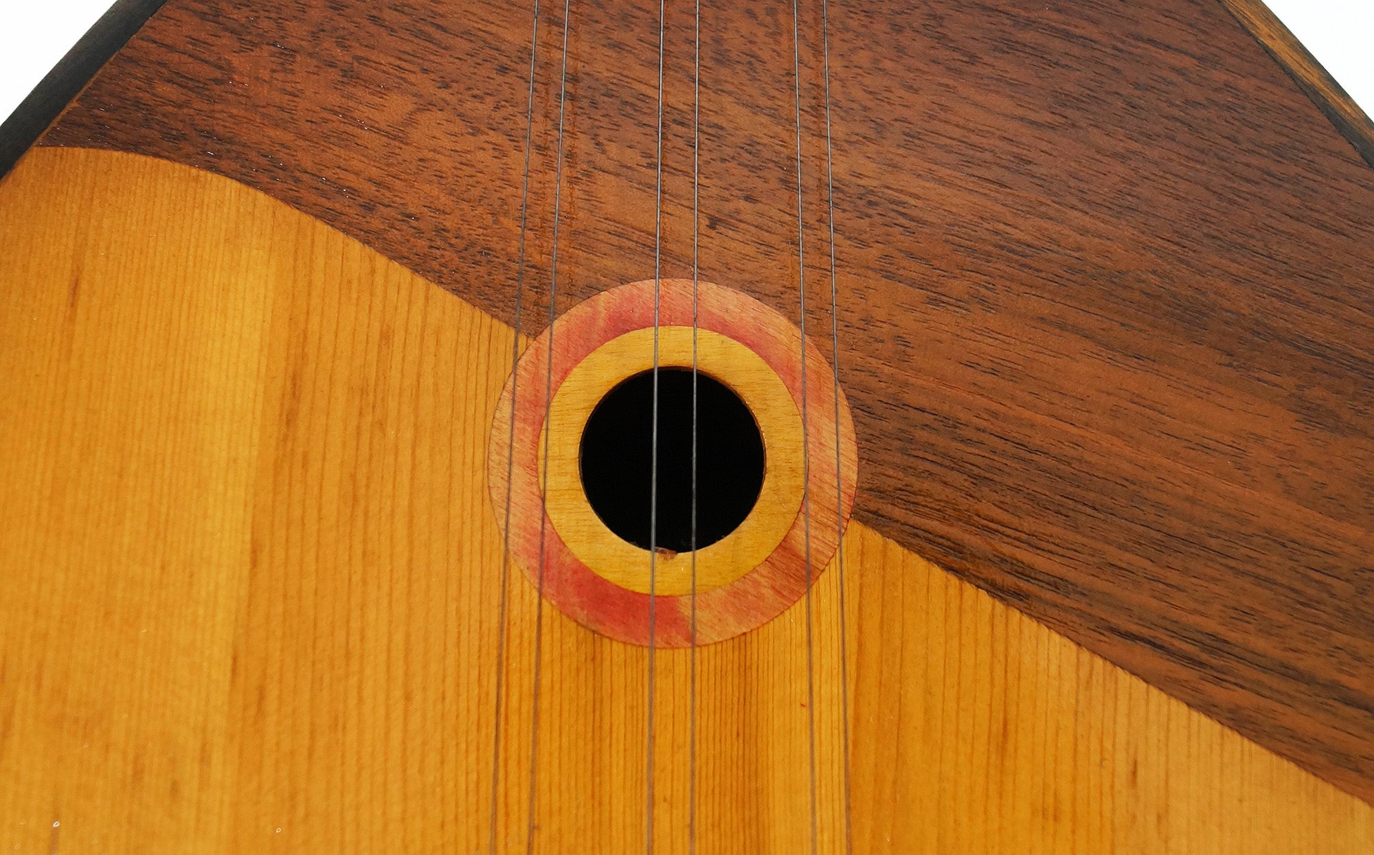 Antique Original Balalaika, 6 Strings, 16 Frets Natural Wood, Luxury Folk Musical Instrument 2081