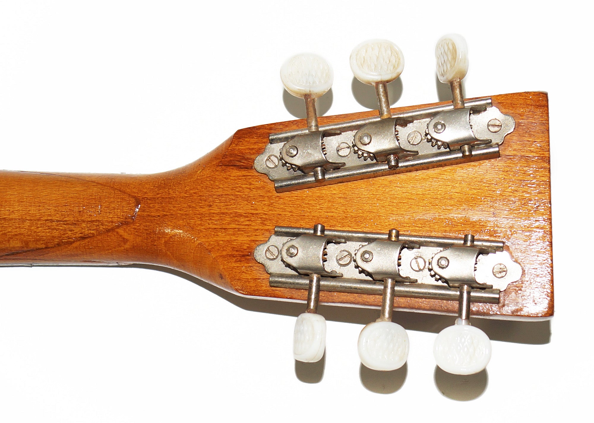 Antique Original Balalaika, 6 Strings, 16 Frets Natural Wood, Luxury Folk Musical Instrument 2081