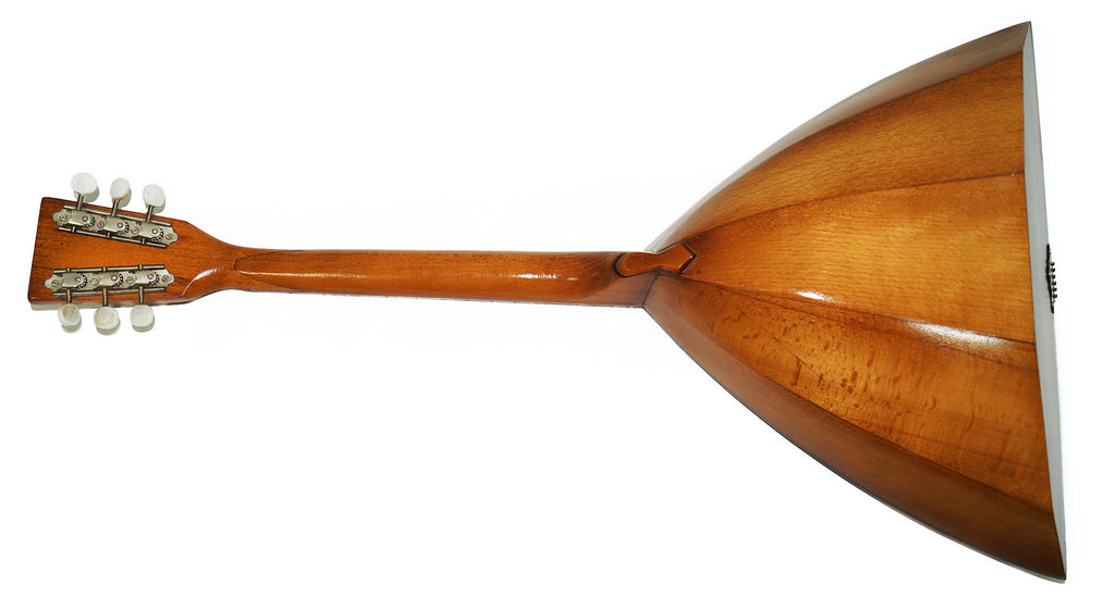 Antique Original Balalaika, 6 Strings, 16 Frets Natural Wood, Luxury Folk Musical Instrument 2081